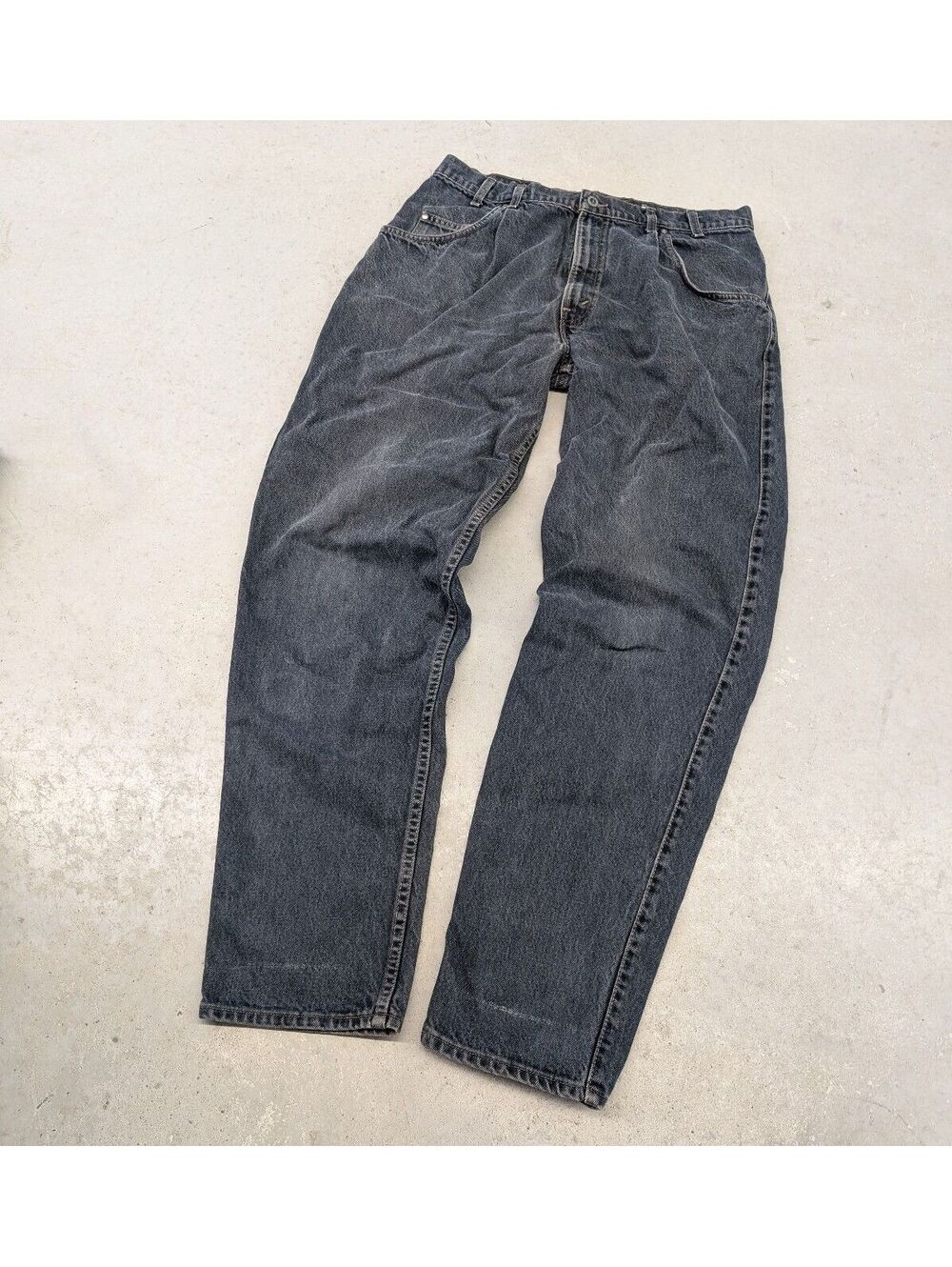 Y2K Levis Silver Tab Loose Fit Faded Black Denim Jeans